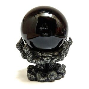 Adam's Apple Dragon Claw with Crystal Ball 6.5" Tall Goth Fantasy Dragon in Ball